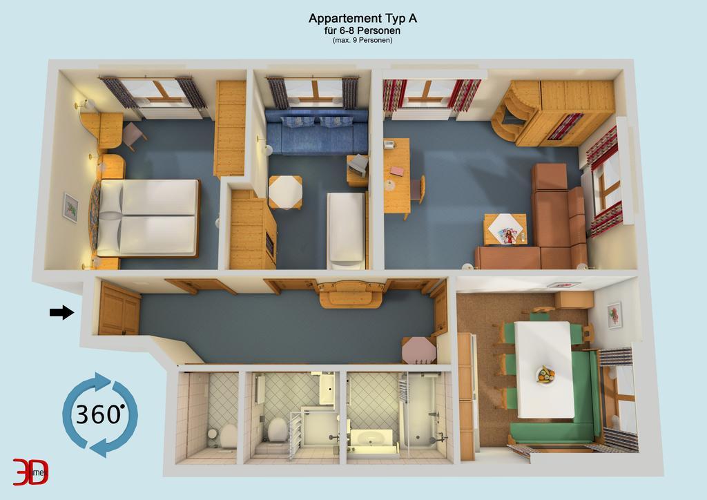 Haus Wallis Otel Lech am Arlberg Oda fotoğraf